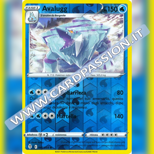 045/203 Avalugg Reverse | Evoluzioni Eteree - Card Passion