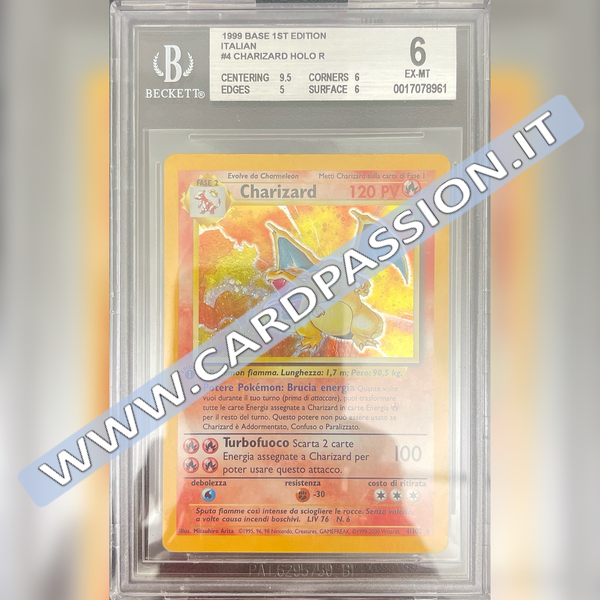 4/102 Charizard Holo Prima Edizione | Set Base - BGS 6