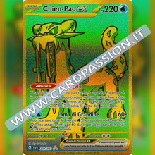 242/091 Chien-Pao Ex Emerald Gold | Destino di Paldea