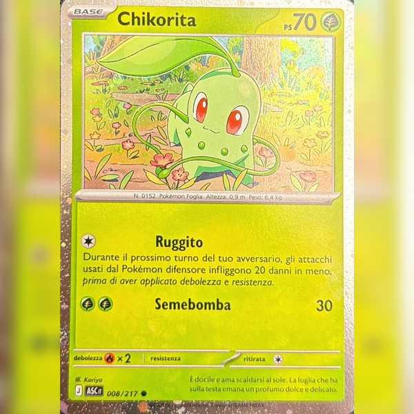 008/217 Chikorita Cosmo Holo | Promo (IT)