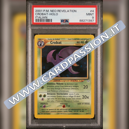 4/64 Crobat Holo | Neo Revelation - PSA 9