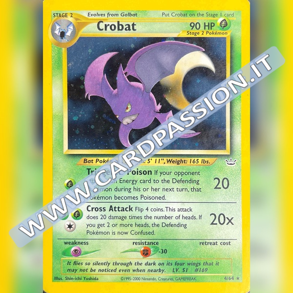 4/64 Crobat Holo Good | Neo Revelation (EN)