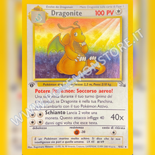 4/62 Dragonite Holo Prima Edizione Near Mint | Set Fossil (IT)