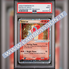 91/95 Entei ex | Team Magma VS Team Aqua - PSA 9