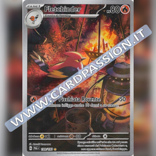 199/193 Fletchinder Illustrazione Rara | Evoluzioni a Paldea