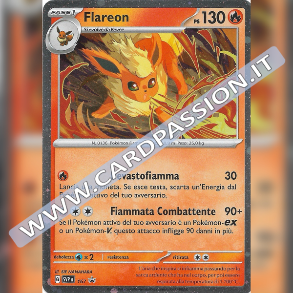 SVP167 Flareon Holo | Black Star Promo