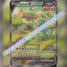182/203 Golurk V (Full Art Alternative) | Evoluzioni Eteree - Card Passion
