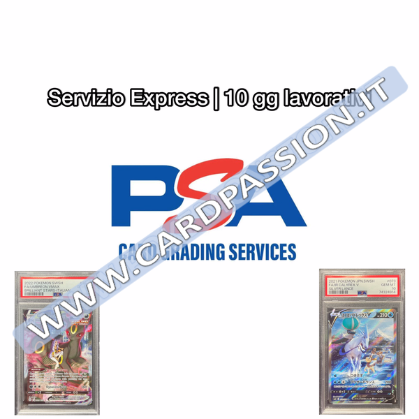 ★ Gradazione PSA | Express 10gg lavorativi (singola carta)