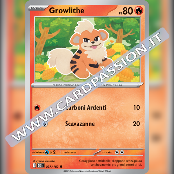 027/182 Growlithe | Rivali Predestinati