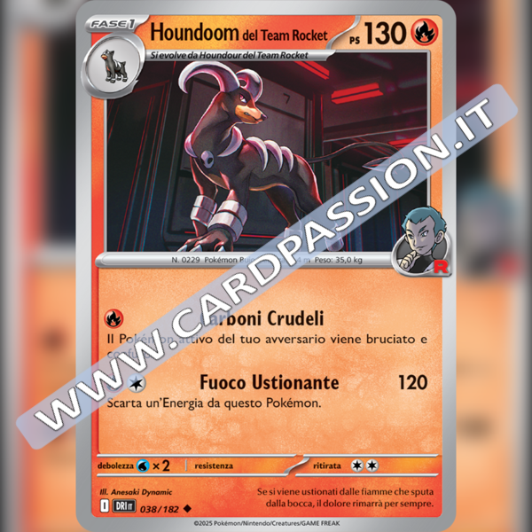 038/182 Houndoom del Team Rocket | Rivali Predestinati