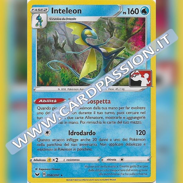058/202 Inteleon Holo | Play! Pokemon - Prima Serie