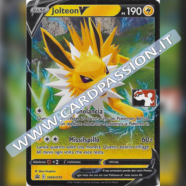 SWSH151 Jolteon V | Play! Pokemon - Prima Serie