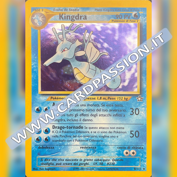 8/111 Kingdra Holo Near Mint | Neo Genesis (IT)