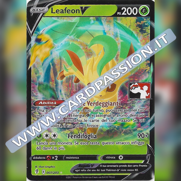 007/203 Leafeon V | Play! Pokemon - Prima Serie