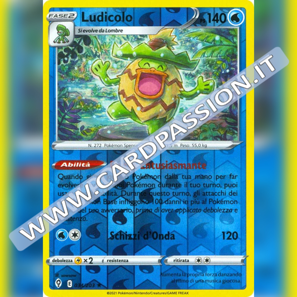 034/203 Ludicolo Reverse | Evoluzioni Eteree - Card Passion