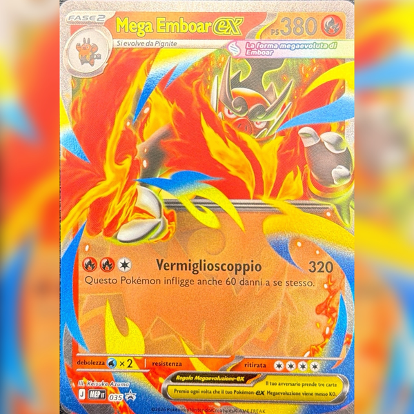 MEP035 Mega Emboar ex | Black Star Promo (IT)