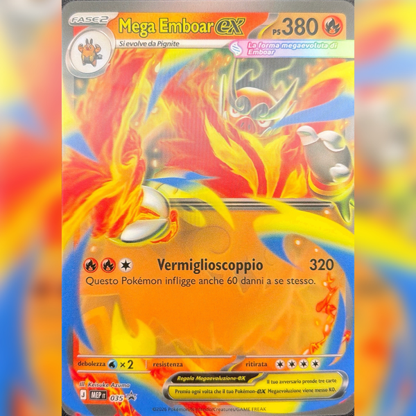 MEP035 Mega Emboar ex | Carta Gigante Lenticolare (3D) 13,3 X 18,2cm