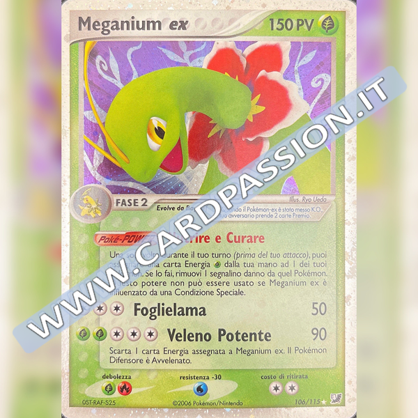 106/115 Meganium ex Near Mint | ex Forze Segrete (IT)
