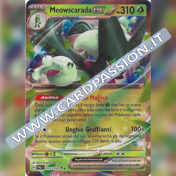 015/193 Meowscarada ex | Evoluzioni a Paldea