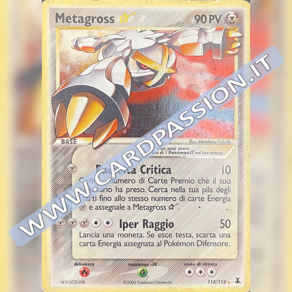 113/113 Metagross Gold Star Poor | ex Specie Delta (IT)