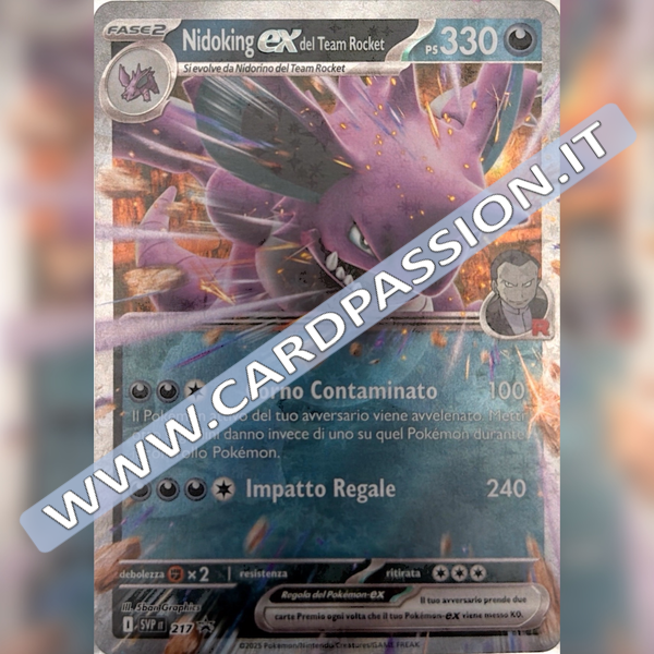 SVP217 Nidoking ex del Team Rocket | Black Star Promo