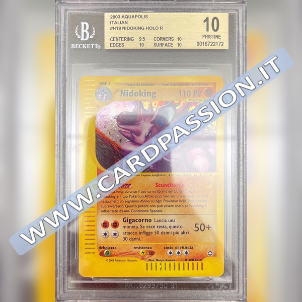 H18/H32 Nidoking Holo | Aquapolis - BGS 10