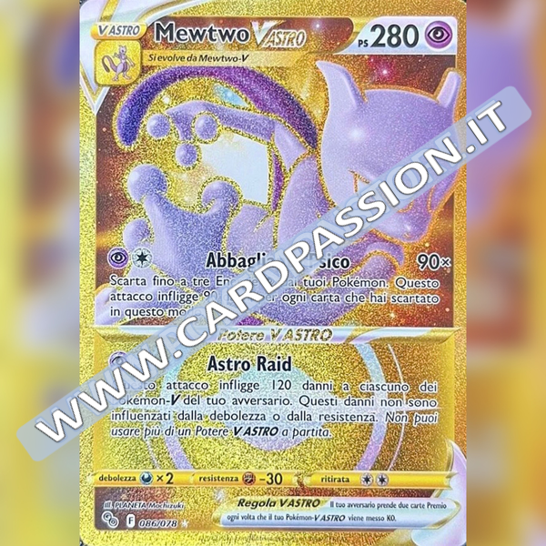 086/078 Mewtwo VAstro Gold | Pokémon GO