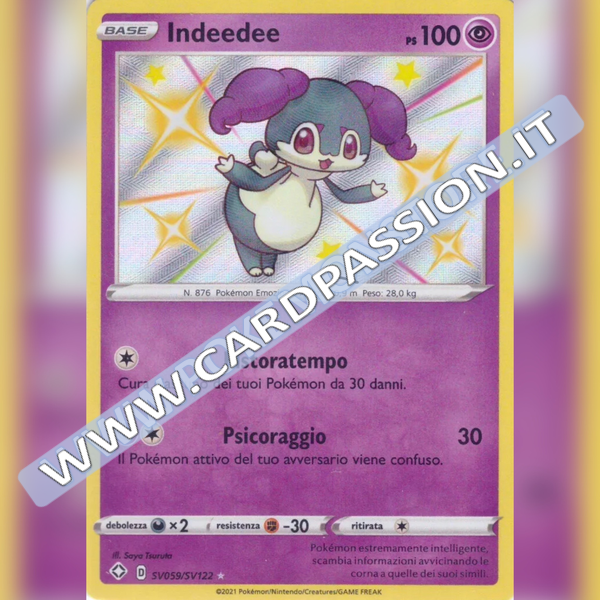 SV059/SV122 Indeedee Baby Shiny | Destino Splendente - Card Passion