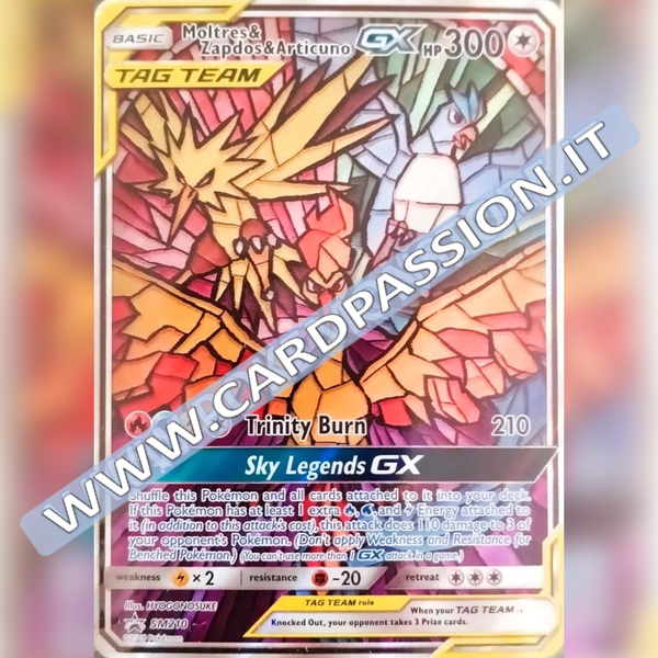 SM210 Moltres & Zapdos & Articuno GX (Sealed) | Black Star Promo - Card Passion