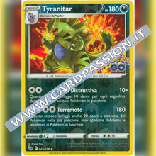 043/078 Tyranitar Rara Reverse | Pokemon GO - Card Passion