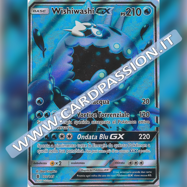 133/145 Wishiwashi GX (Full Art) | Guardiani Nascenti