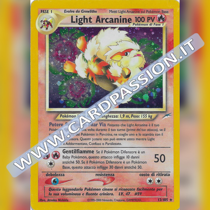 12/105 Light Arcanine Good | Neo Destiny (IT)