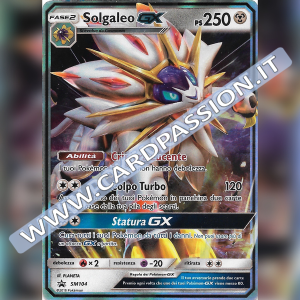 SM104 Solgaleo GX | Black Star Promo (IT)