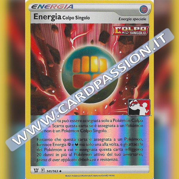 141/163 Energia Colpo Singolo Holo | Play! Pokemon - Prima Serie