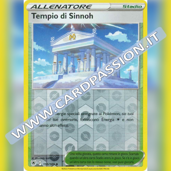 155/189 Tempio di Sinnoh Non Comune Reverse | Lucentezza Siderale - Card Passion