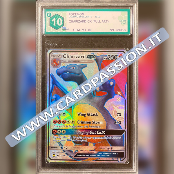 SV49/SV94 Charizard GX Ultra Shiny | Hidden Fates - Graad 10 - Card Passion