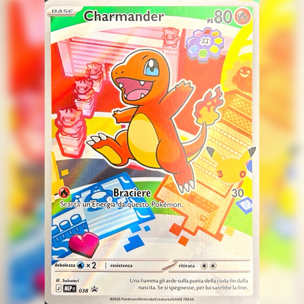 MEP038 Charmander Illustrazione Rara | Black Star Promo (IT)