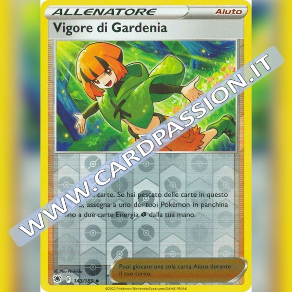 143/189 Vigore di Gardenia Non Comune Reverse | Lucentezza Siderale - Card Passion