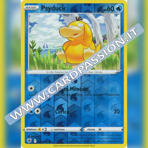 028/189 Psyduck Comune Reverse| Lucentezza Siderale - Card Passion