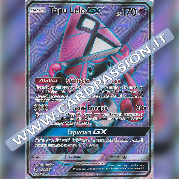 137/145 Tapu Lele GX (Full Art) | Guardiani Nascenti