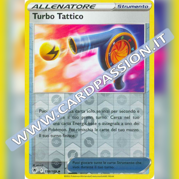 158/189 Turbo Tattico Non Comune Reverse | Lucentezza Siderale - Card Passion