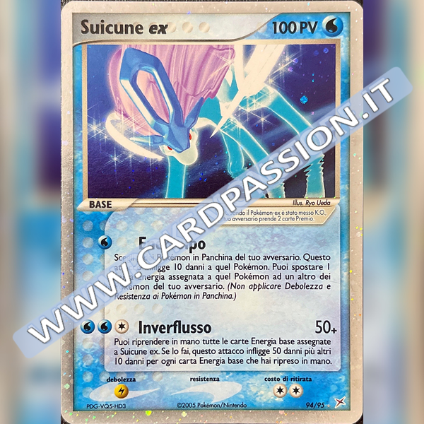 94/95 Suicune EX Near Mint | Team Magma Vs Team Idro (IT) - Card Passion