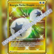 216/189 Energia Turbo Doppia Gold | Lucentezza Siderale - Card Passion