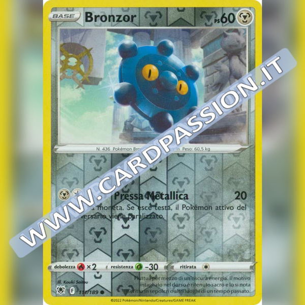 111/189 Bronzor Comune Reverse | Lucentezza Siderale - Card Passion