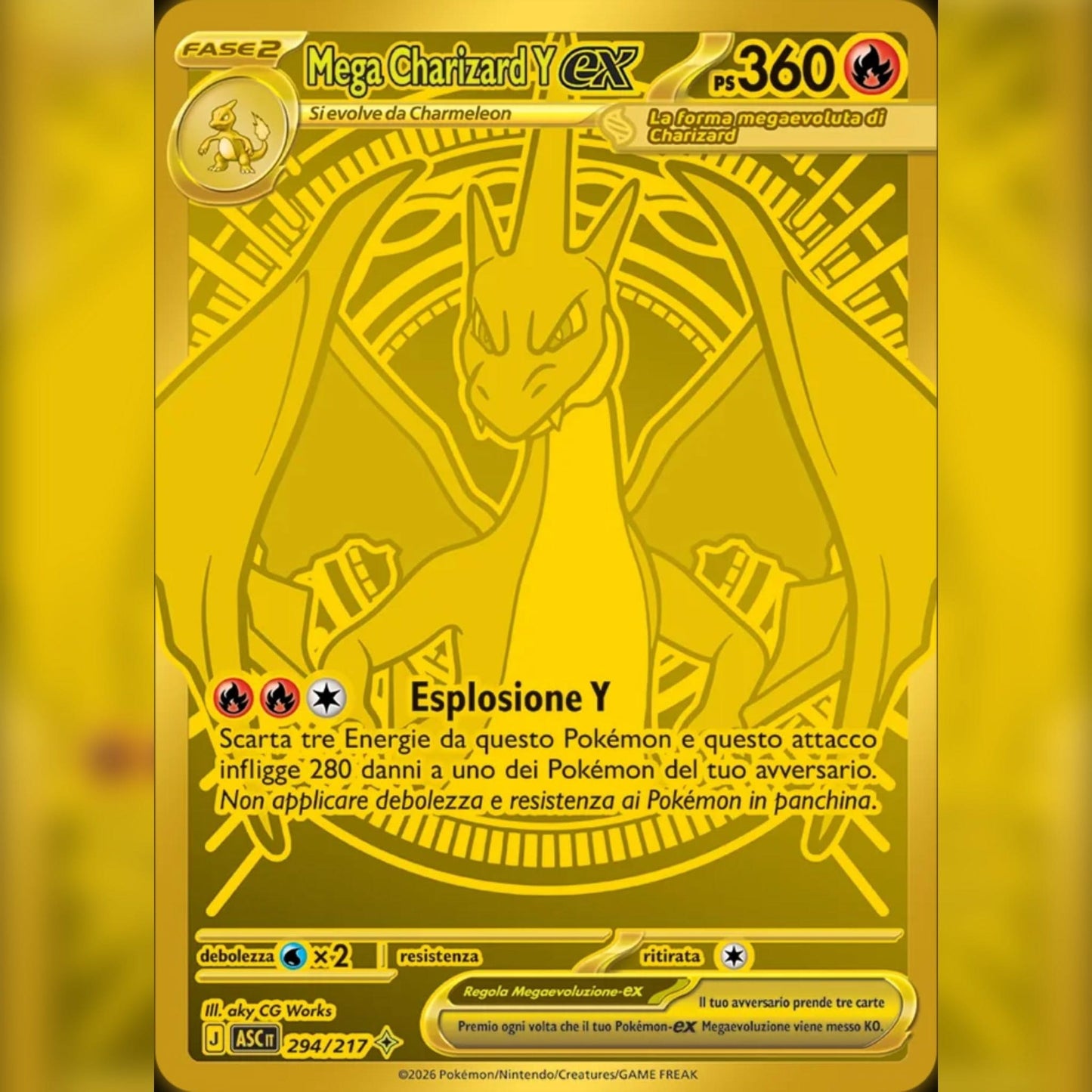 294/217 Mega Charizard Y ex (SIR) | Ascesa Eroica