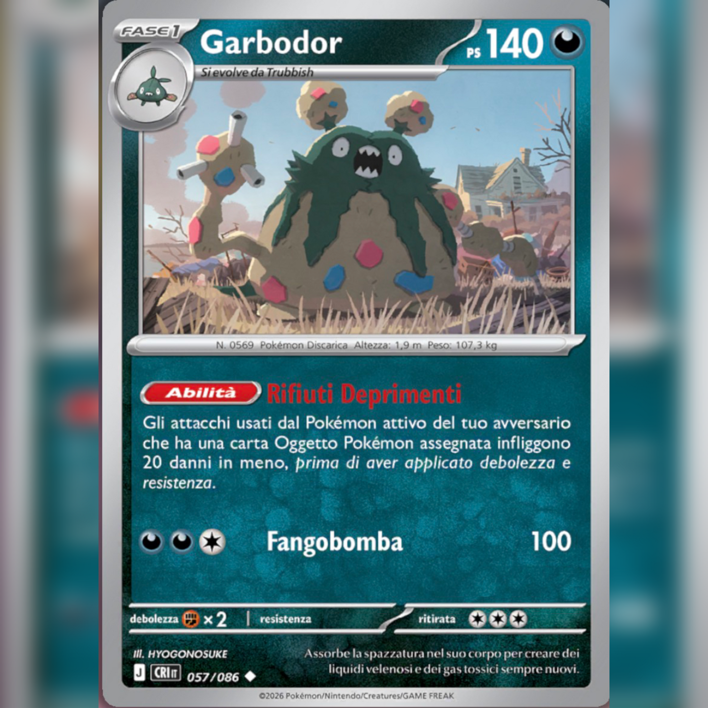 057/086 Garbodor | Caos Nascente
