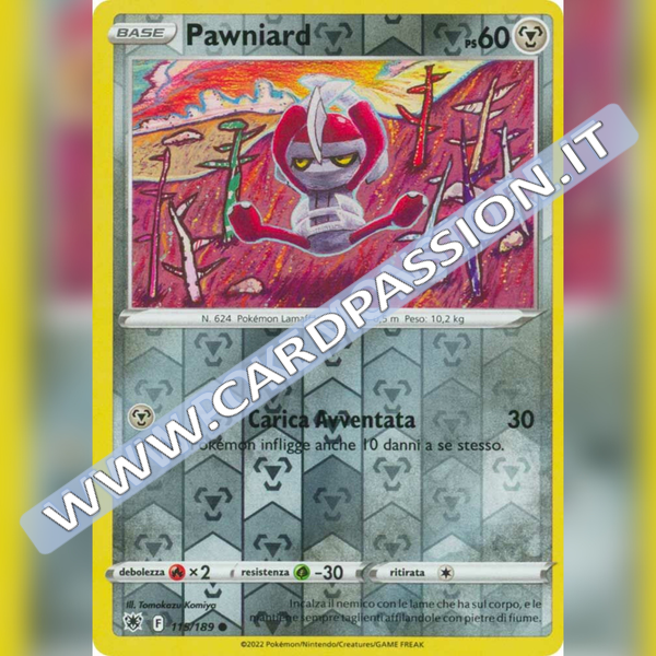 115/189 Pawniard Comune Reverse | Lucentezza Siderale - Card Passion
