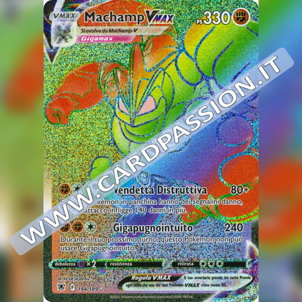 194/189 Machamp VMax Hyper | Lucentezza Siderale - Card Passion