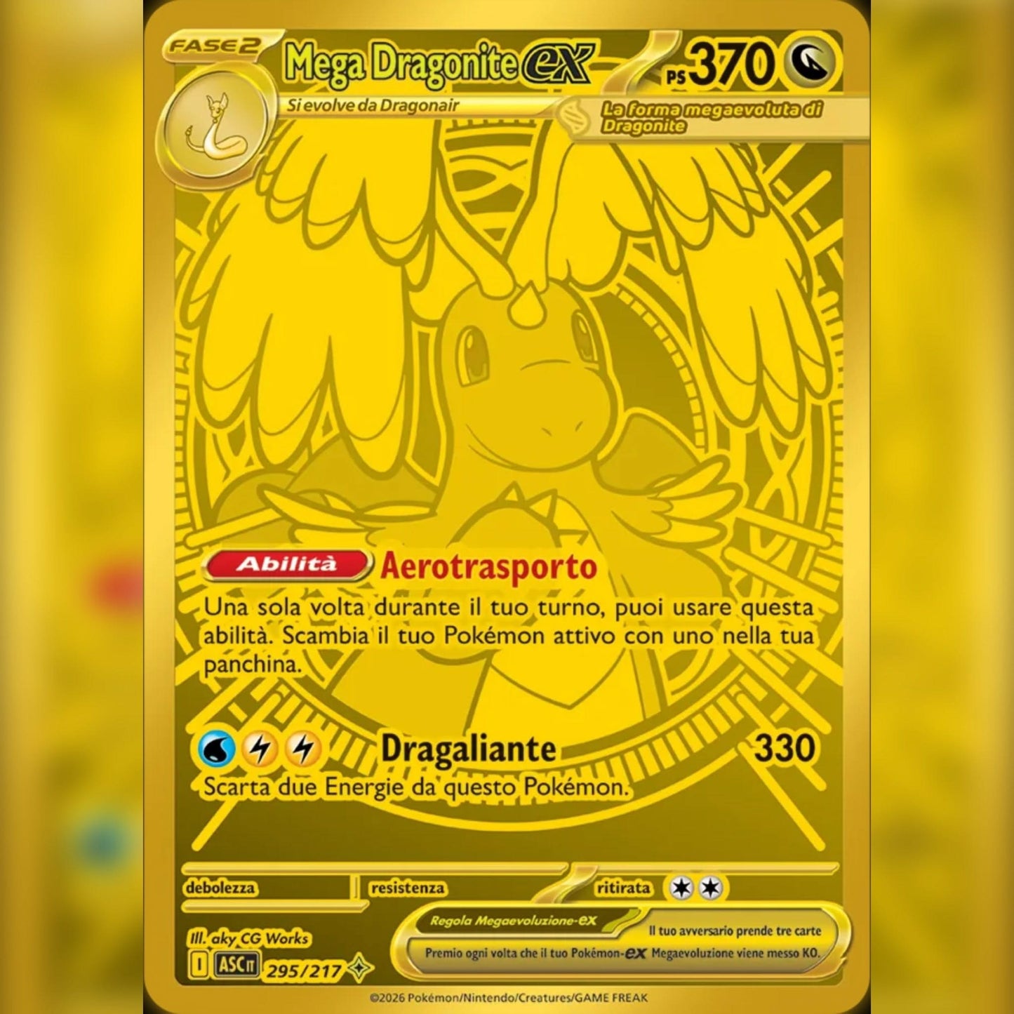 295/217 Mega Dragonite ex (SIR) | Ascesa Eroica