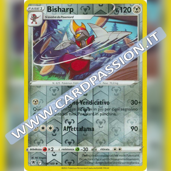 116/189 Bisharp Non Comune Reverse | Lucentezza Siderale - Card Passion